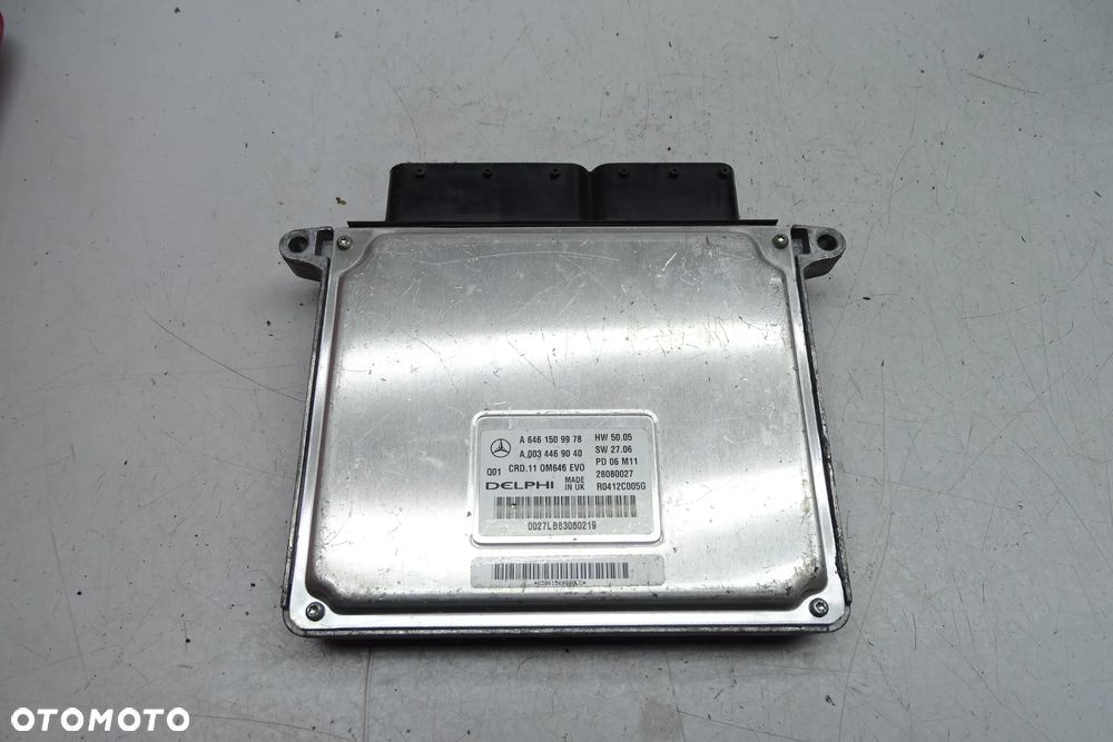 Mercedes E W211 C W204 2.2 CDI Moduł Sterownik silnika 6461509978