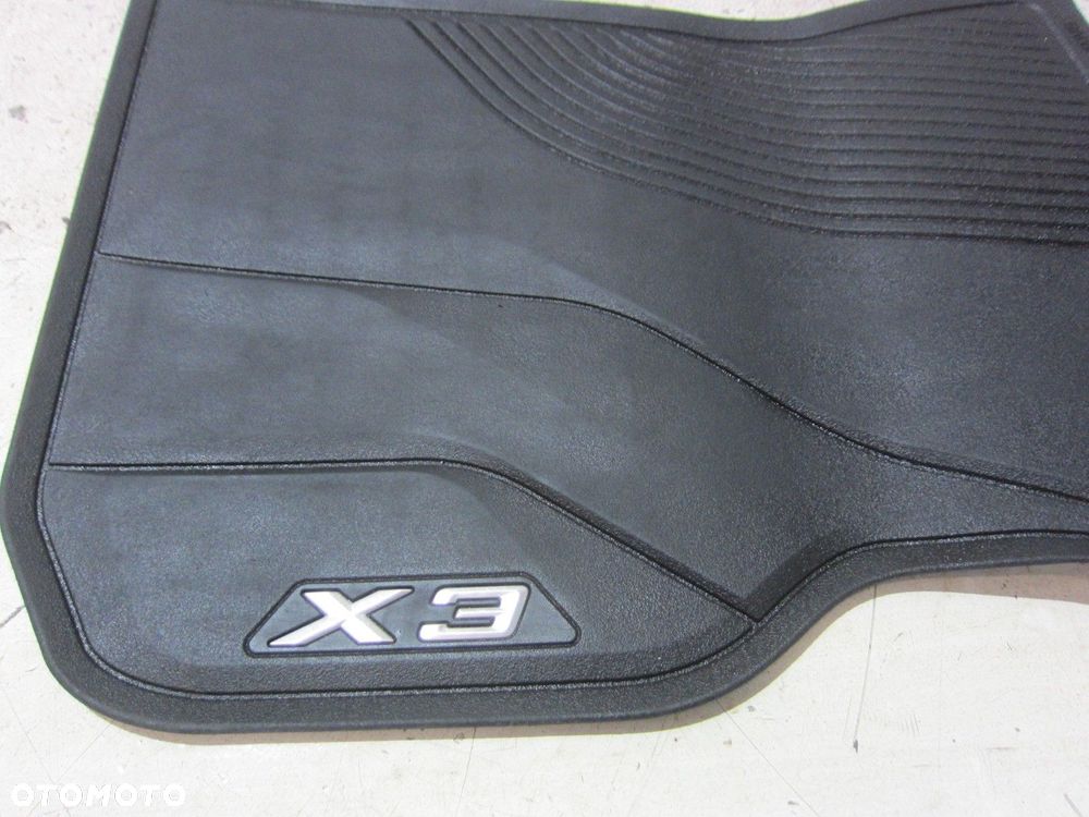 BMW X3 G01 DYWANIKI PODŁOGOWE GUMOWE CZARNE 51472450511 51472451585 - 7