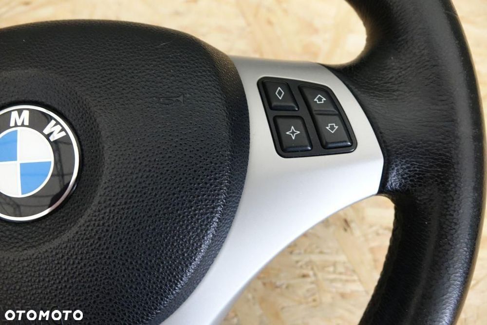 KIEROWNICA SKÓRA SKÓRZANA MULITIFUNKCYJNA  BMW 3 E90 - 3