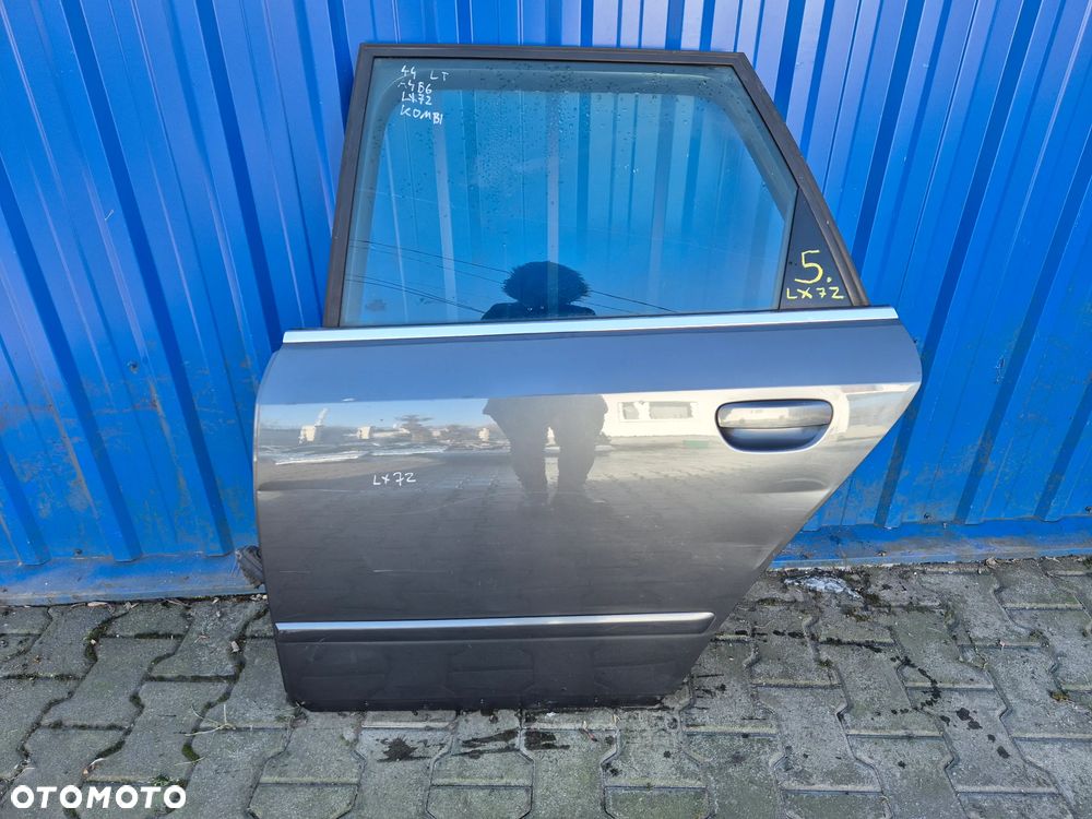 5. DRZWI TYŁ LEWY TYLNE LEWE AUDI A4 B6 KOMBI AVANT LX7Z - 2