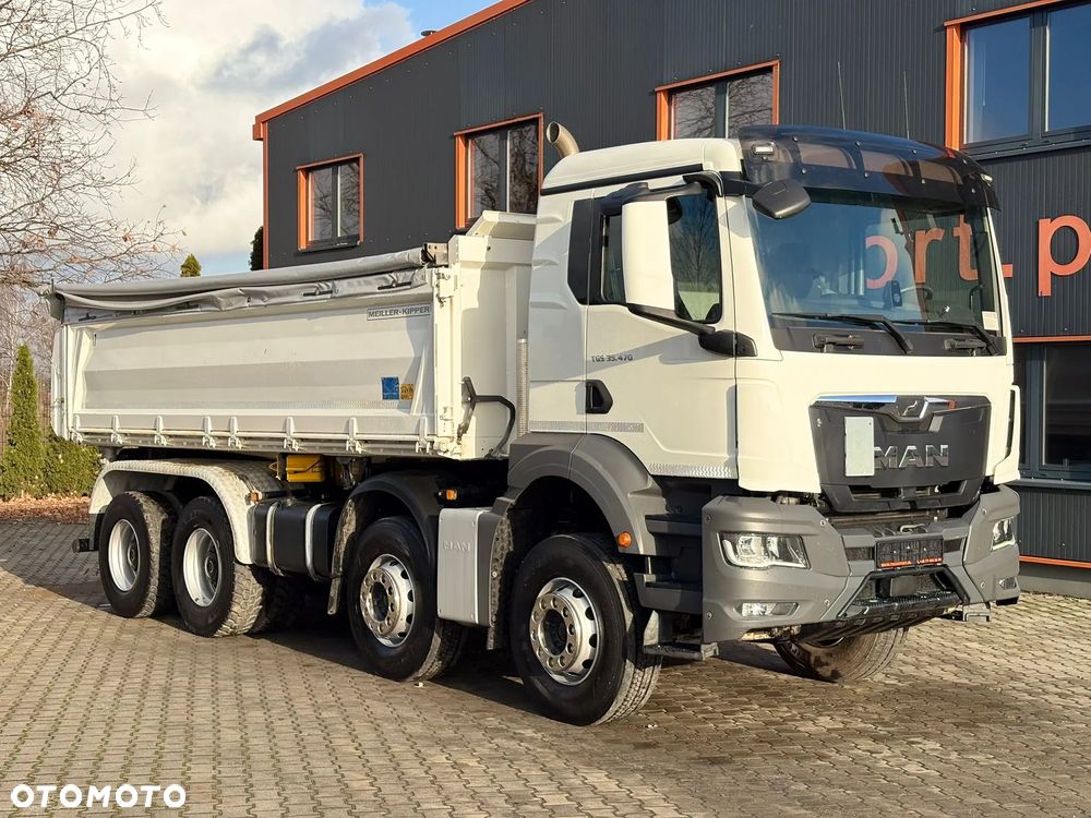 MAN TGS 35.470 8x4 BB EURO6 WYWROTKA TRÓJSTRONNA Z BORDMATIKIEM - 4
