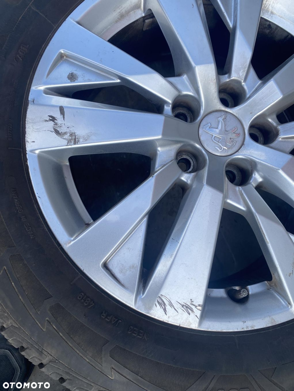 Peugeot 3008 II felgi aluminiowe 7Jx17" 5x108 ET42 9809687177 - 5