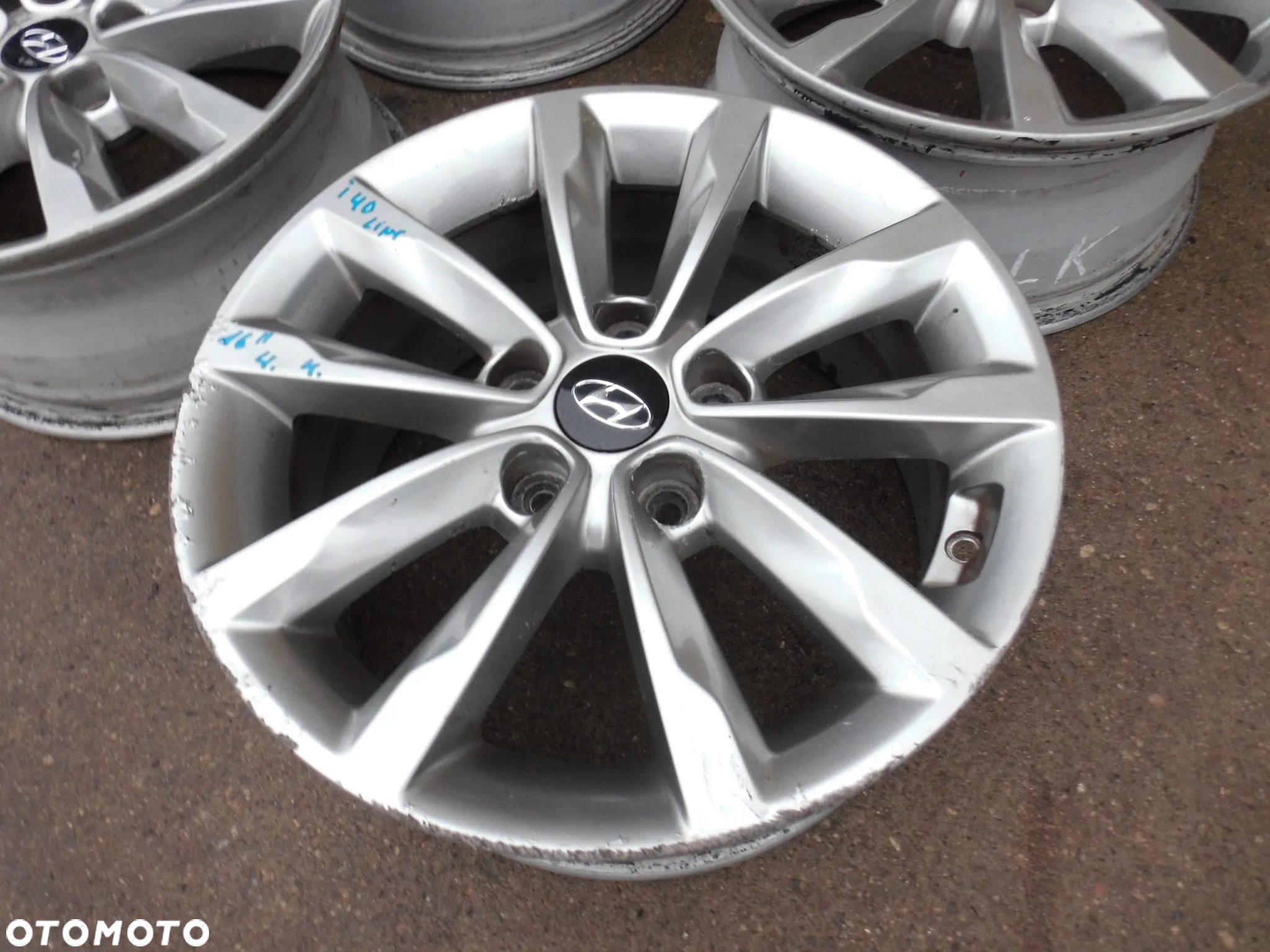 FELGI ALUMINIOWE HYUNDAI I40 LIFT 16 CALI ORYGINAŁ - 9