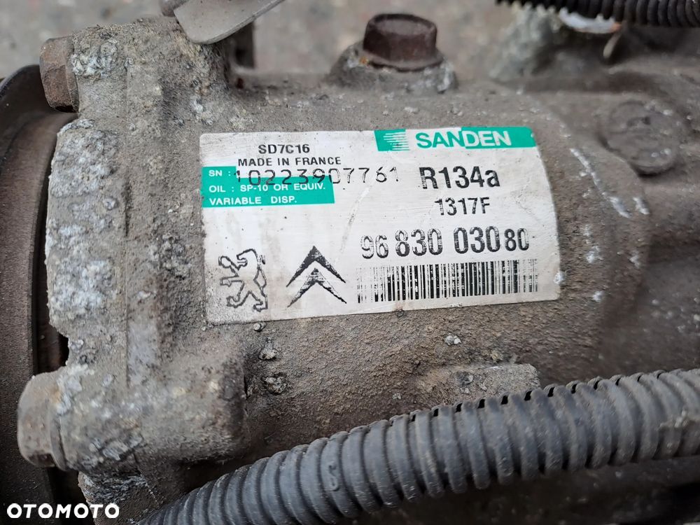 Peugeot 407 9683003080 sprężarka, kompresor klimatyzacji - 2