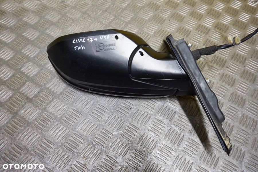 HONDA CIVIC X 2016 - 2021 Lusterko Zewnętrzne Lewe 5 Pin USA - 9