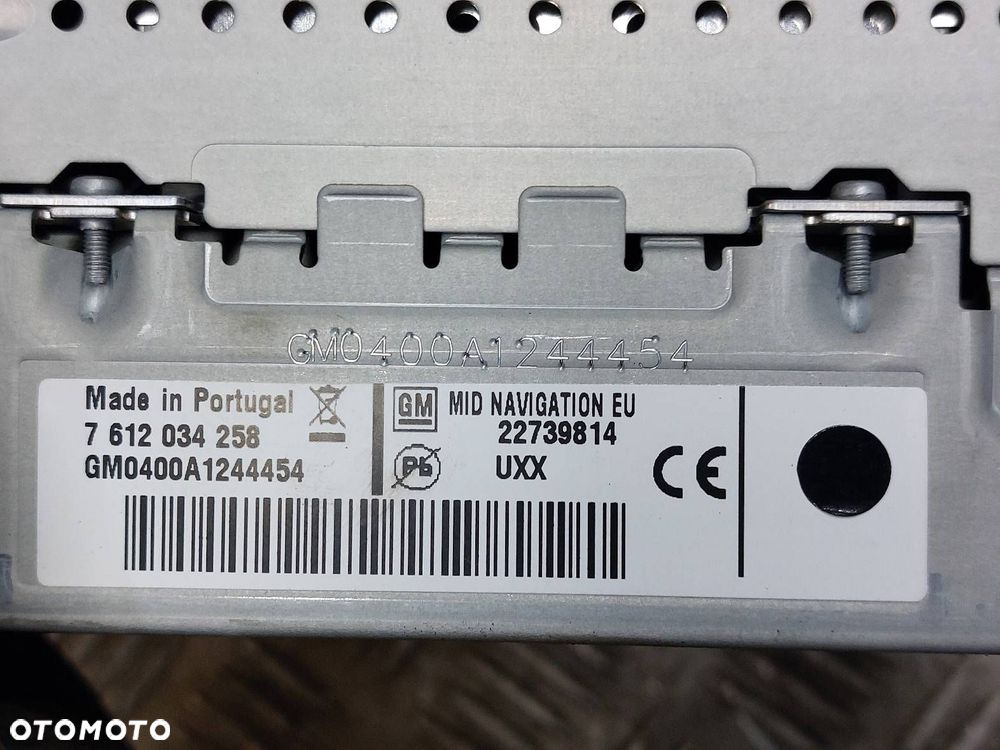 RADIO ODTWARZACZ + WYŚWIETLACZ OPEL ASTRA J 20935346 13343709 13346053 - 5