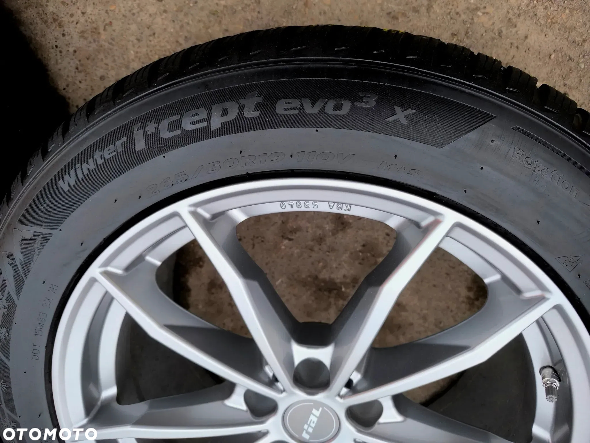 265/50R19 110V M+S Opony Zimowe Zima HANKOOK WINTER I*CEPT EVO3 X Evo 3 7mm Legnica ALU-RAD 21r. 265/50 - 13