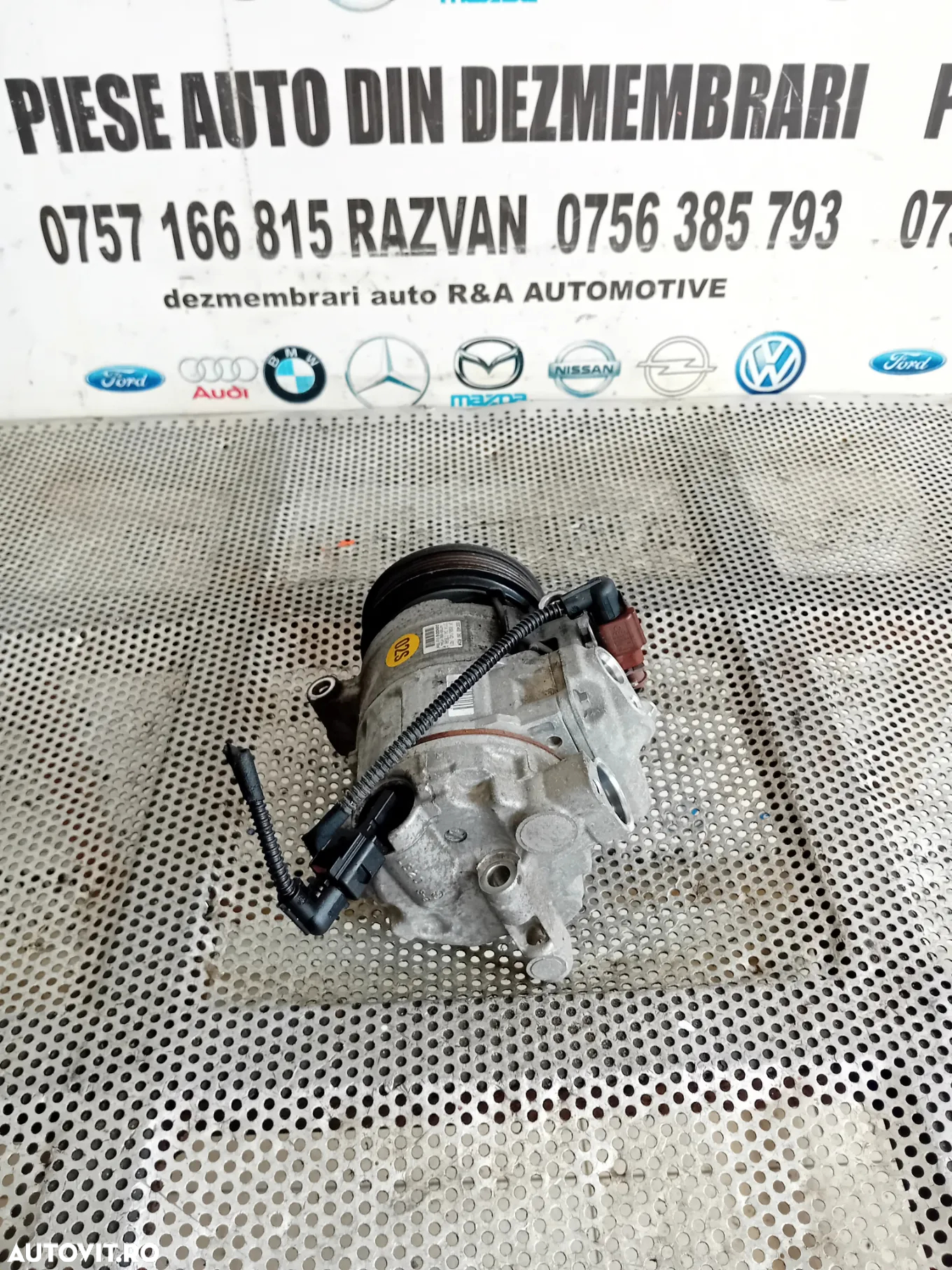 Compresor Clima AC Audi A6 C7 A4 A5 Q5 Q3 2.0 Tdi Euro 5/6 Motor CNH Cod 4G0260805M - 6