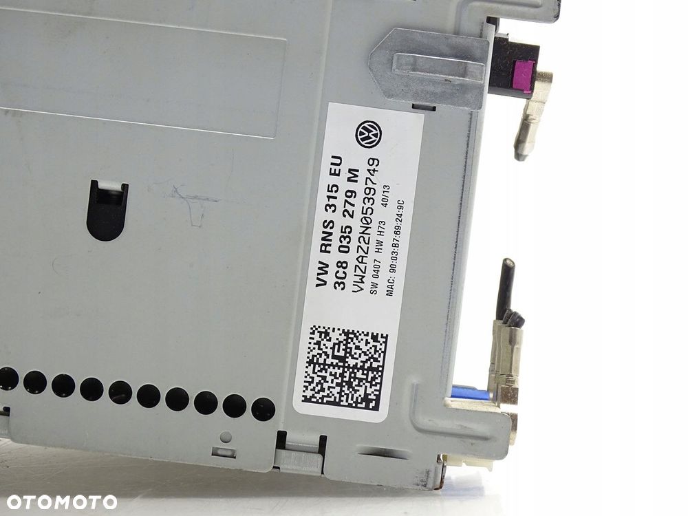 RADIO RADIOODTWARZACZ NAVI NAWIGACJA MULTIMEDIA CD VW PASSAT CC 3C8035279M - 4