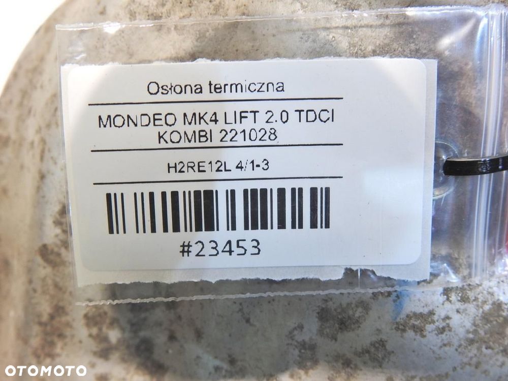 OSŁONA TERMICZNA KOLEKTORA MONDEO MK4 2.0 TDCI - 4
