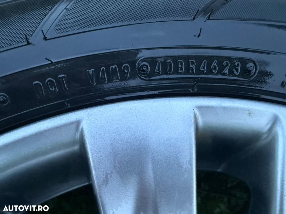 Set complet 4 Jante 20" ORIGINALE Toyota Highlander + anvelope Dunlop vara 235/55/20 DOT 2023 + senzori TPMS - 5