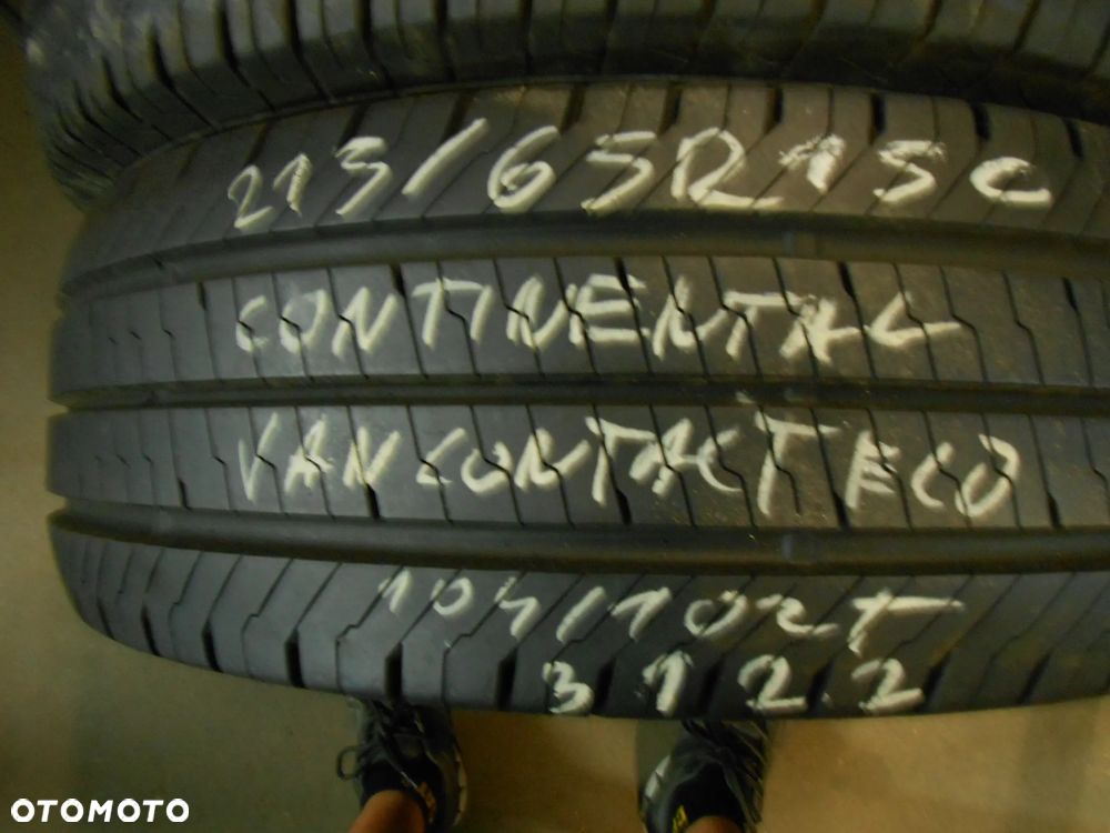 OPONY 215/65R15C CONTINENTAL VAN CONTACT ECO  DOT 3122 / 1819 7.9MM - 2