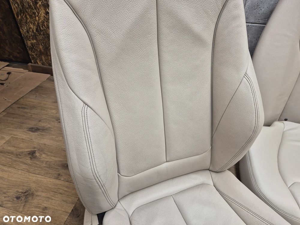 BMW F30 WNĘTRZE FOTELE SPORTY M-PAKIET KANAPA SKÓRA DAKOTA OYSTER KOMPLET EUROPA - 8