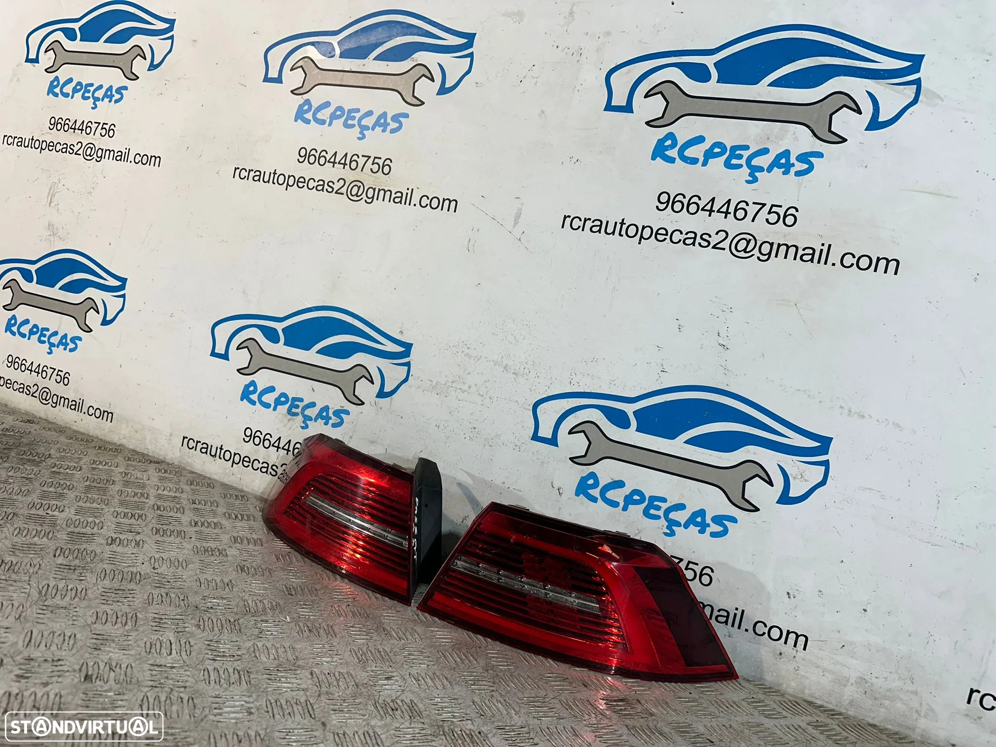 .Farolim Farolins Tras Traseiros LED Esquerdo Direito Originais Volkswagen VW Passat B8 2014 a 2022 - 3