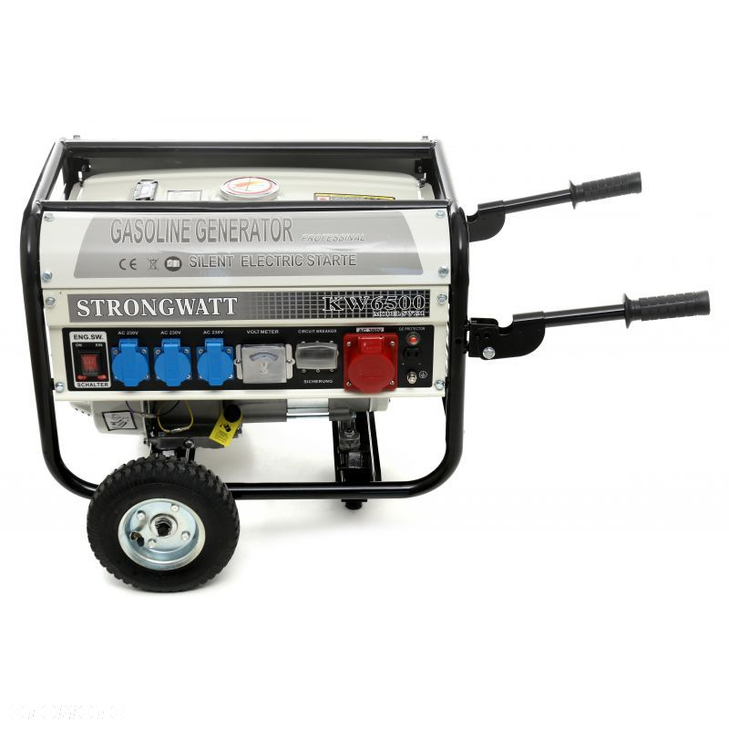 AGREGAT PRĄDOTWÓRCZY GENERATOR PRĄDU 2500W 12/230/380V NA KÓLKACH KRAFDELE - 8