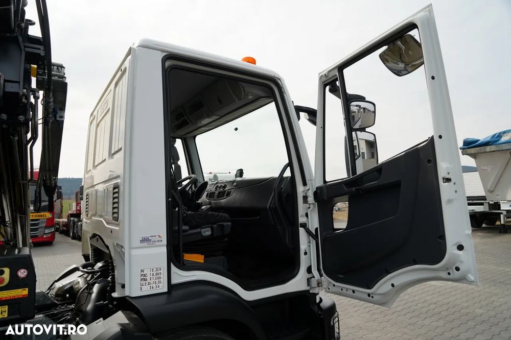 Iveco 180E25 / 4X2 / 7.5m LIVRARE + HYVA HB150X MAX. CAPACITATE DE RIDICARE 5.200 KG / RADIOCOMANDĂ / ROTATOARE / AUTOMATĂ - 30