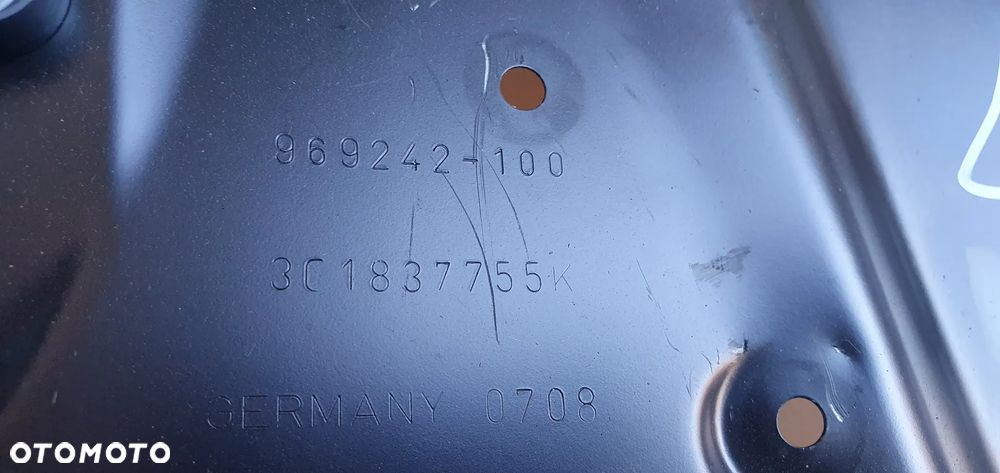 Mechanizm podnośnik szyby lewy przód VW Passat B6 3C1837755K - 6