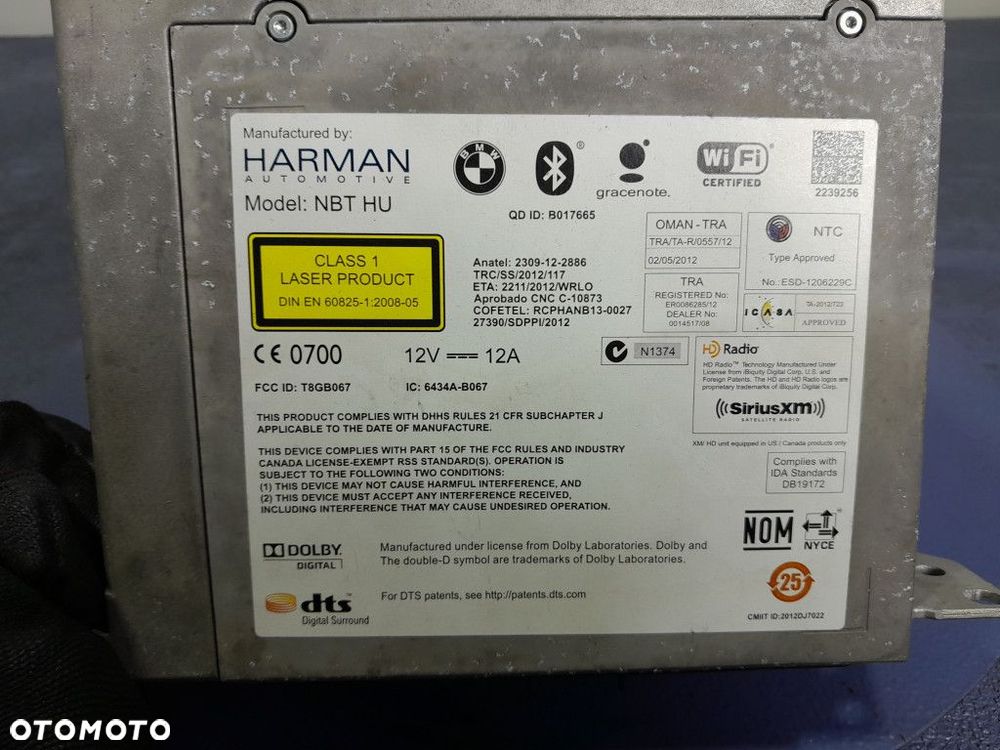 BMW X5 F15 RADIO CD NAWIGACJA BLUETOOTH 9351670 - 6