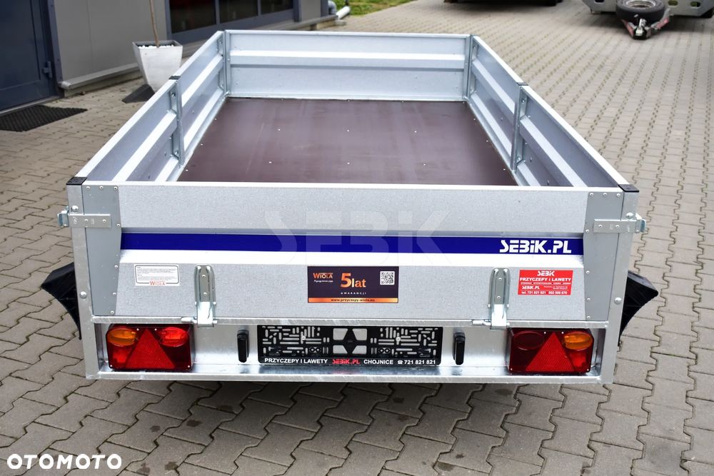 Wiola Mocna przyczepa lekka SILEZIA PLUS MAX 302 x 152 cm. DMC. 750 kg. DOSTAWA!! - 3