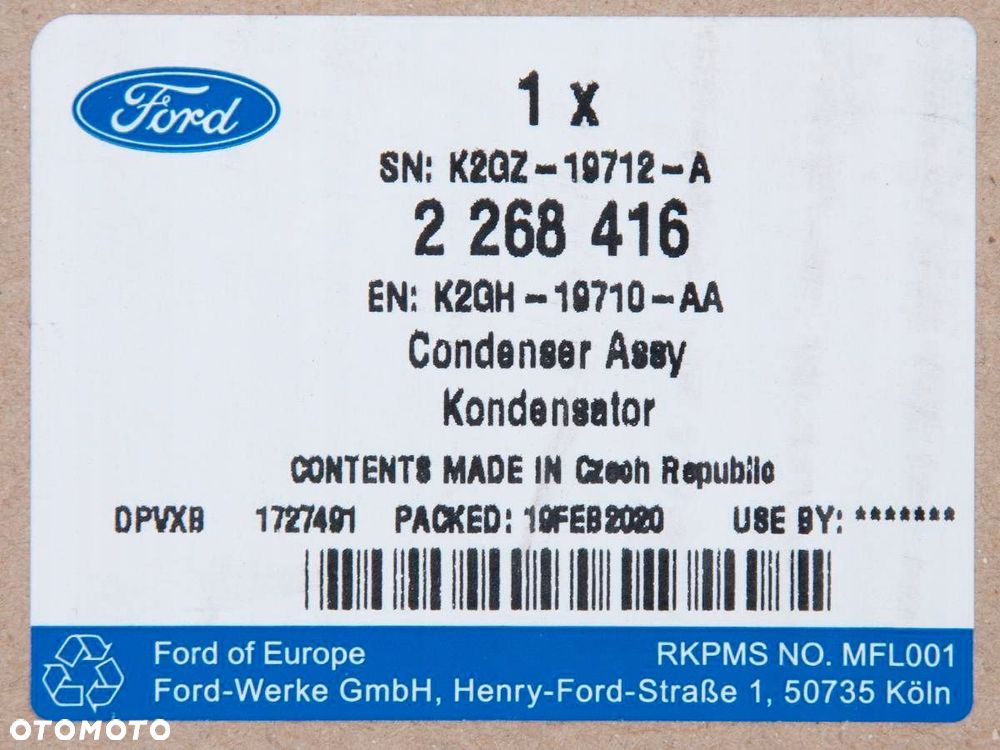 FORD EDGE MONDEO CHŁODNICA KLIMATYZACJI NOWY ORYGINAŁ - 16