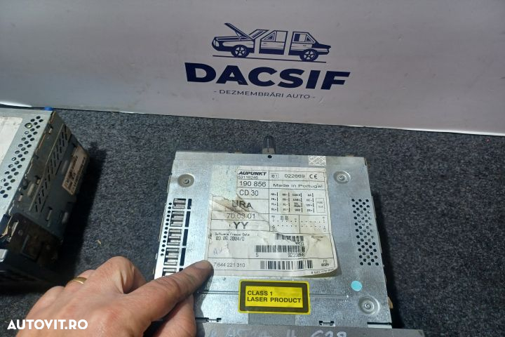 Radio cd 7644221310 13190856  453116246 Opel Astra H [2004 - 2007] Ha - 2