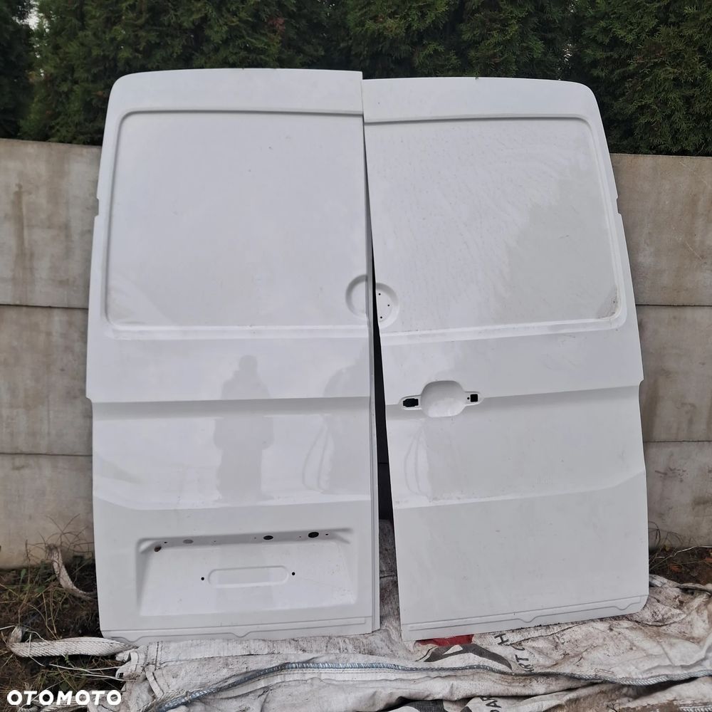 Drzwi tył lewe prawe białe LB9A Volkswagen Crafter Man Tge  2017> tylne igła niskie - 2
