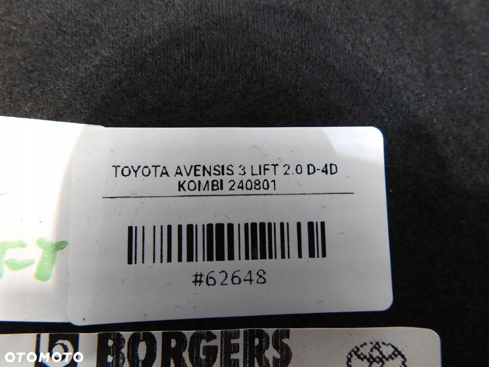 PODŁOGA BAGAŻNIKA TOYOTA AVENSIS III T27 58410-05021-C1 - 4