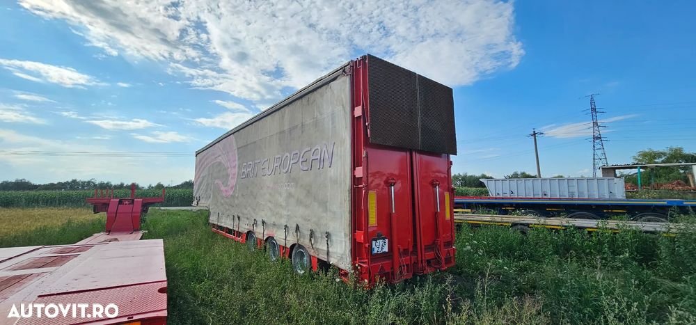 Nooteboom Trailer 3 axe cu prelată - 6