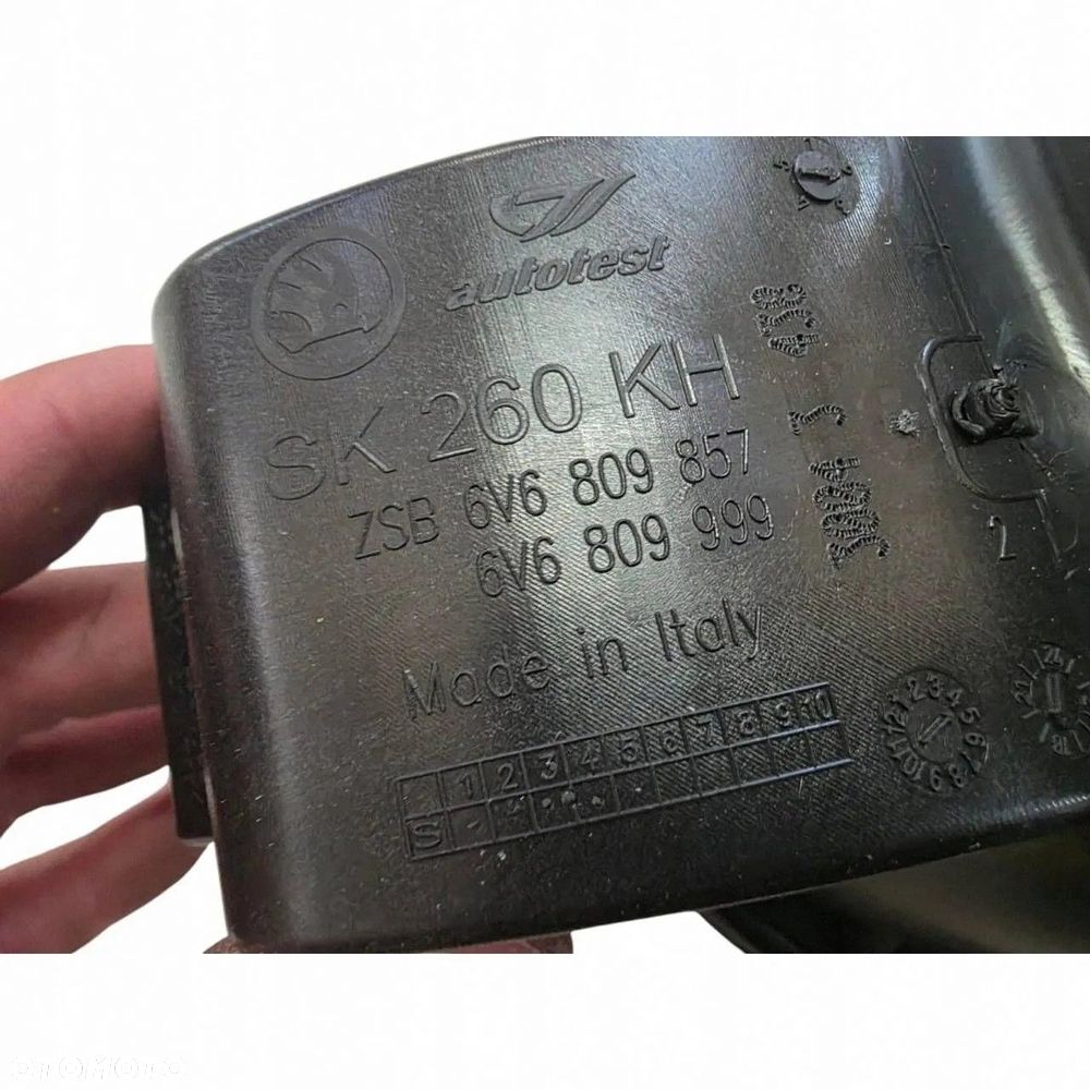 KLAPKA WLEWU PALIWA SKODA FABIA III MK3 HB DIESEL LA7W 6V6809857 6V6809999 - 4