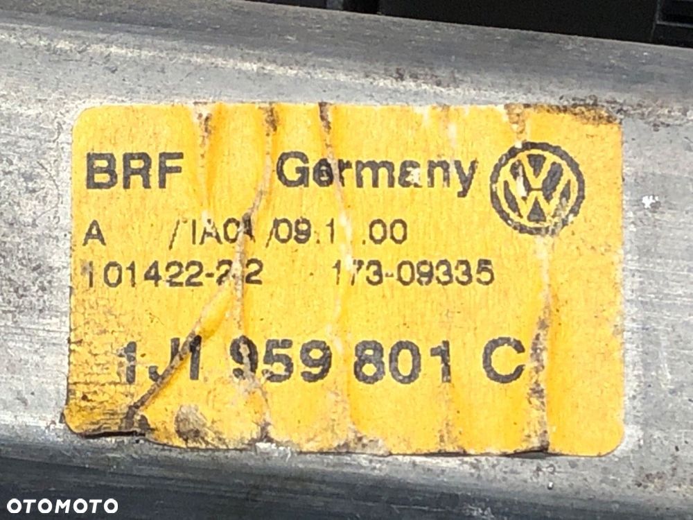 PODNOŚNIK SZYBY LEWY PRZÓD  VW BORA Variant (1J6) 1999 - 2005 1.9 TDI 85 kW [115 KM] olej - 4