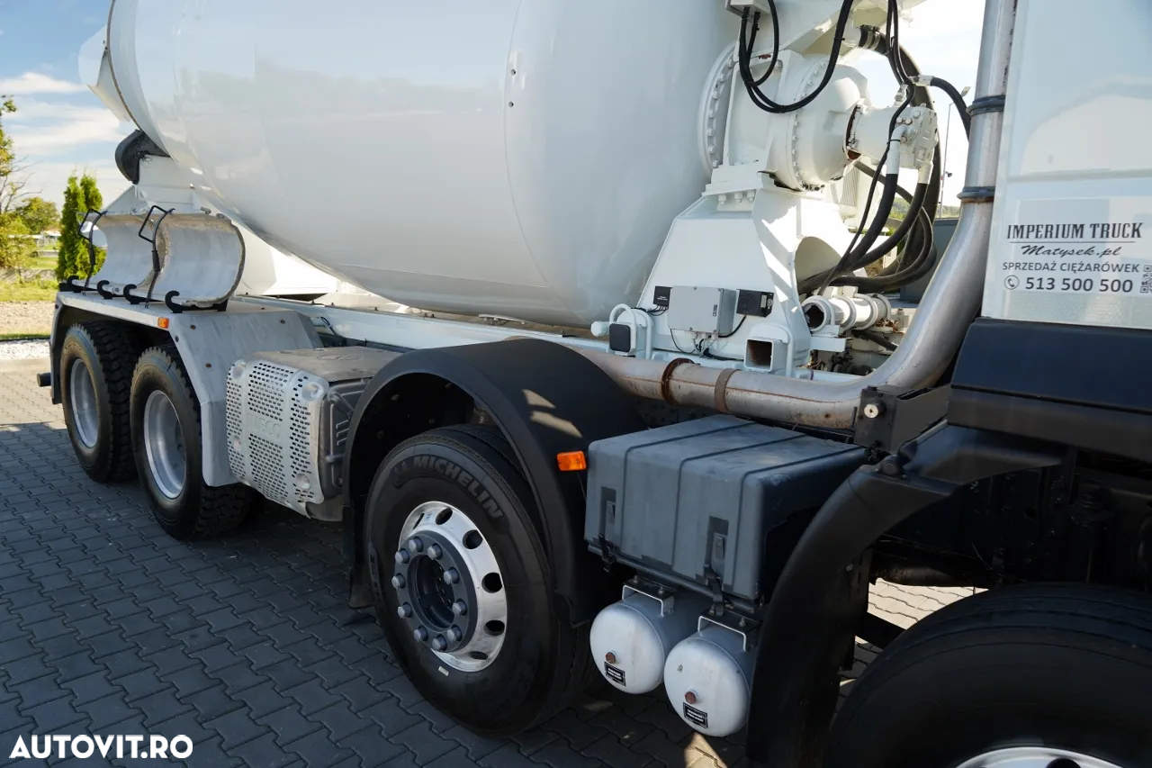 Iveco 400 SL X-WAY STRALIS / 8X4 / BETONIERĂ / IMER / ANVELOPE 100% / JANTE DIN ALIAJ / - 16