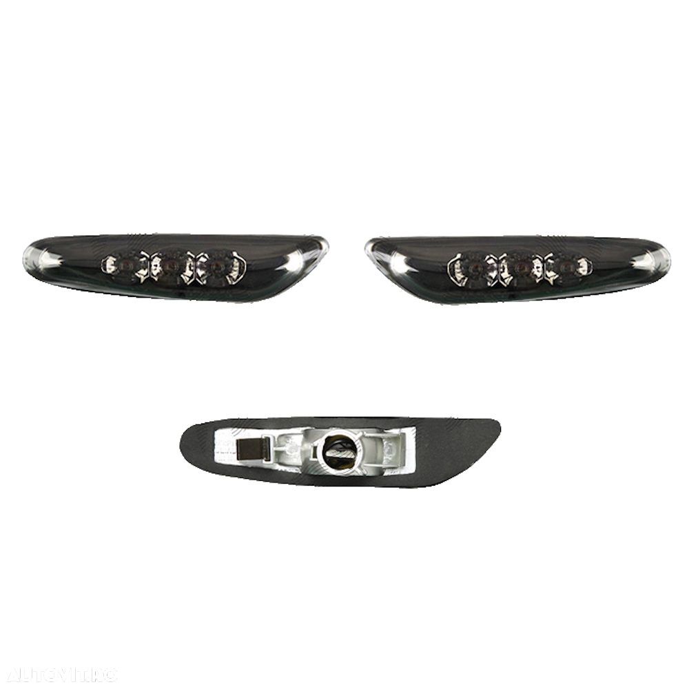 Lampa semnalizare aripa Bmw Seria 1 (E81/E82/E87/E88) 09.2004- Seria 3 (E46/E90/E91/E92/93) , Seria 5 (E60/E61) , X3 (E83) la set de 2 buc., model tuning fumurii - 1