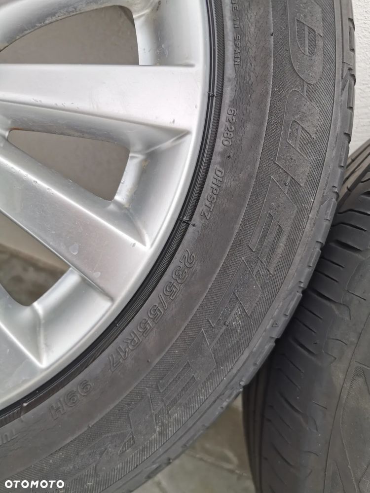 VW PHAETON 12R FELGI KOLA 5X112 ET40 235/55 R17 CALY KOMPLET Z OPONAMI FELGA 3D0602025 AN - 11