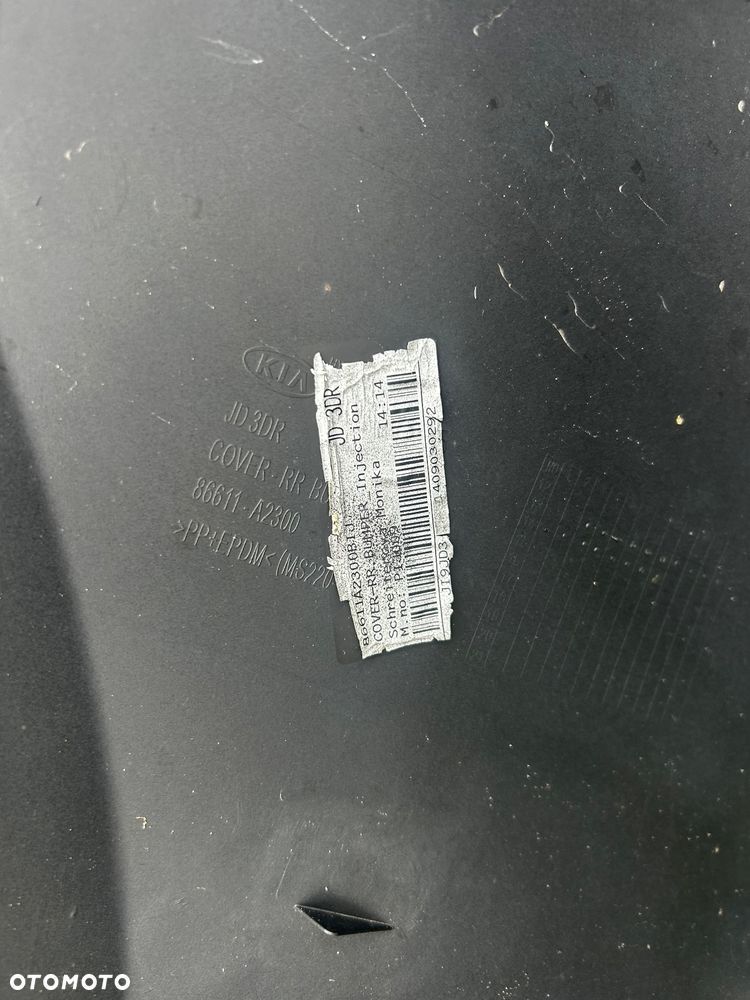 Zderzak tył tylny KIA PRO CEED 2 II 2012-2018r. - 5