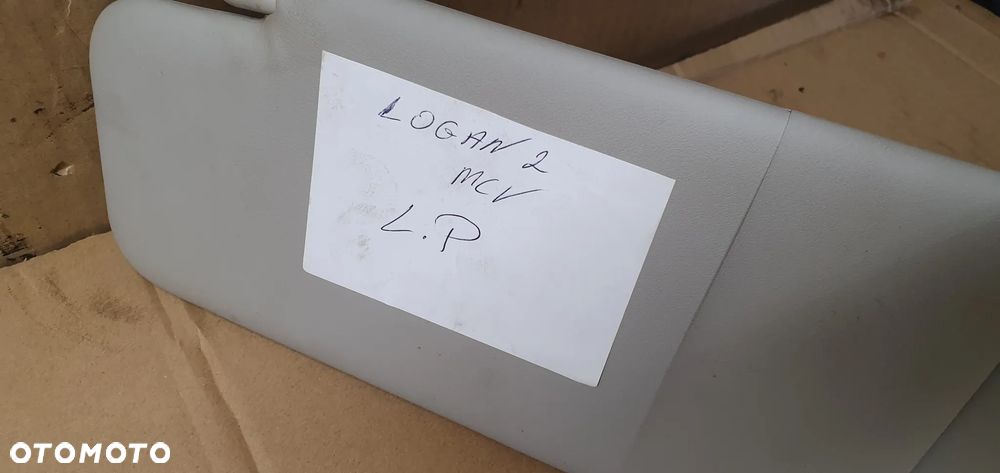Słonecznik osłona przeciwsłoneczna lewa Dacia Logan II 964012342R 96401955R - 6