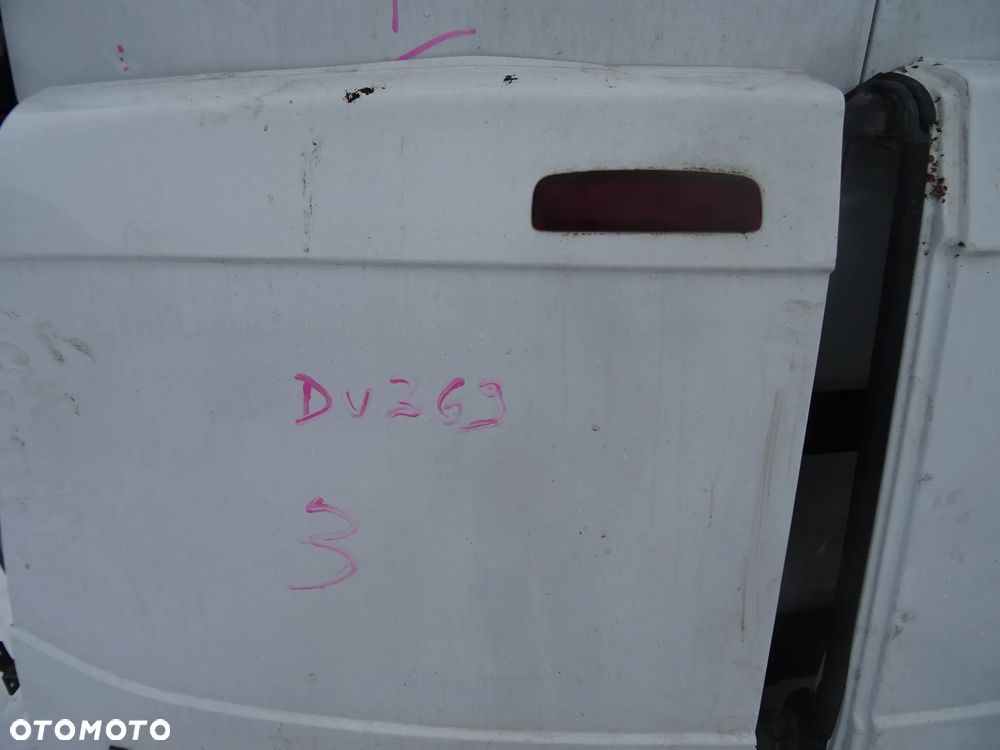 DACIA DOKKER DRZWI LEWE TYL TYLNE SKRZYDLO BIALE DV369 NR 3 CZESCI ROZNE - 21