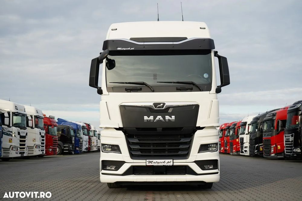 MAN TGX 26.480 / COMBINAȚIE TANDEM 120 M3 / TRAVERSE / MEGA / 6X2 / I-PARK COOL / PUNȚĂ RIDICATĂ / CĂPTUȘEALĂ CĂRUȚ / + REMORCĂ WIELTON / PUNȚI SAF - 9