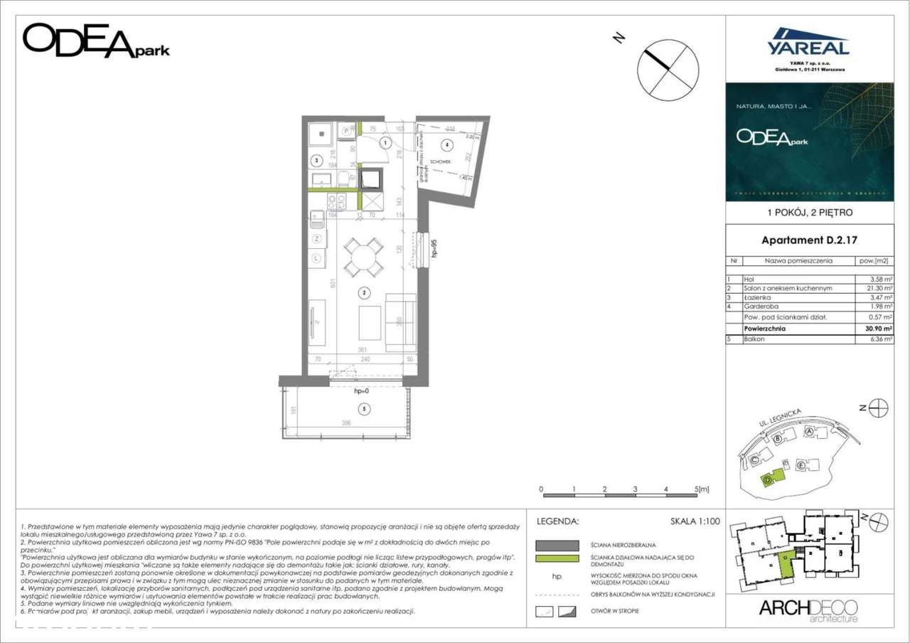 1-pokojowe mieszkanie 30m2 + balkon Bez Prowizji - Pełny obrazek: 2/21