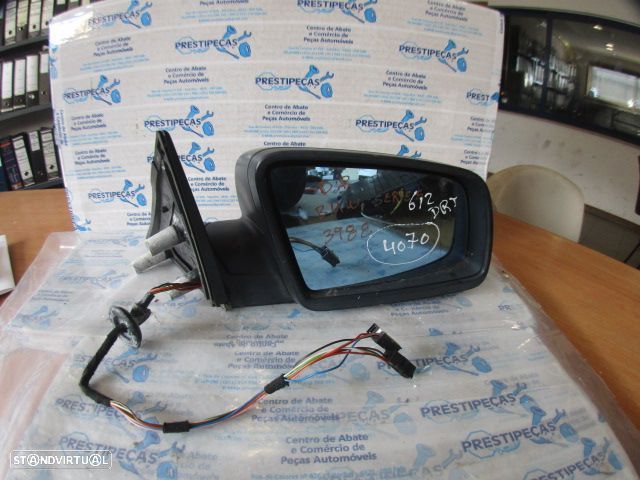 Espelho Esp4070 BMW SERIE 5  E60 FASE 1 2005 3.0D 218CV 4P CINZA DRT ELETRICO 4 + 4 PINOS DANIFICADO - 1