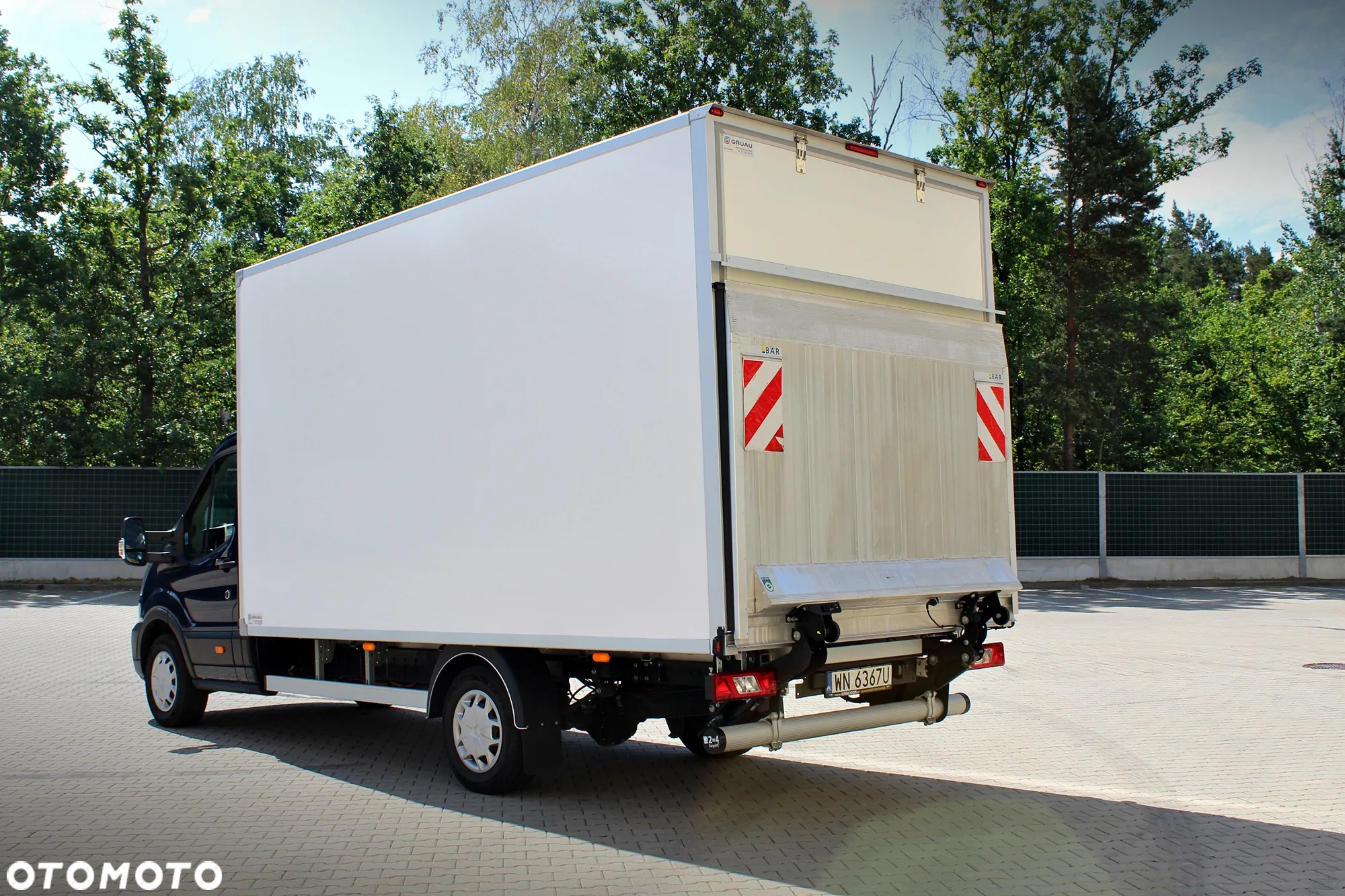 Ford Transit kontener 9 euro palet + winda BAR 750kg - 7