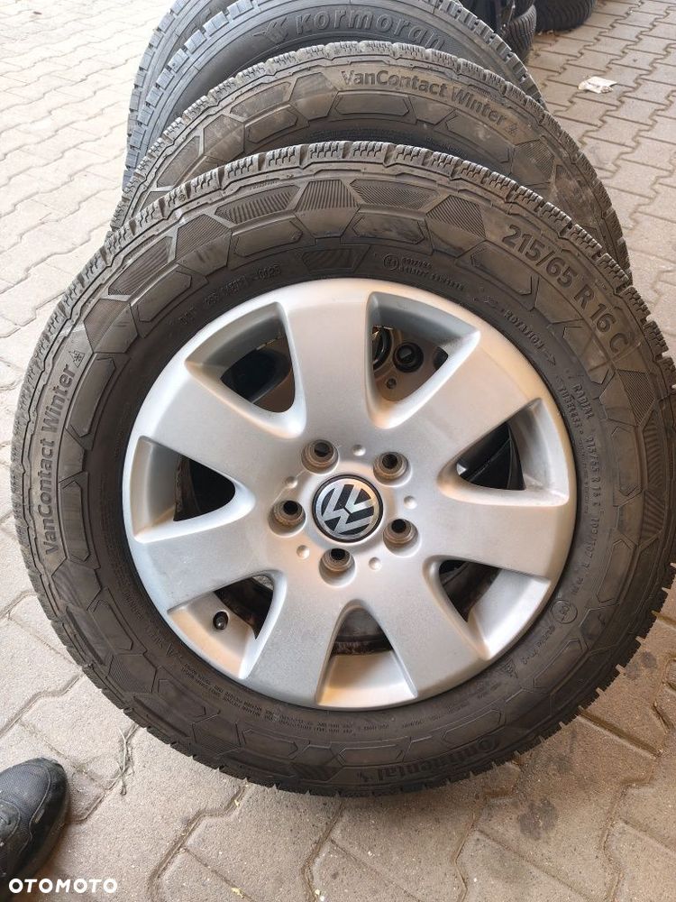 Koła aluminiowe zimowe VW volkswagen transporter T5 T6 215/65/16c 5x120 - 2