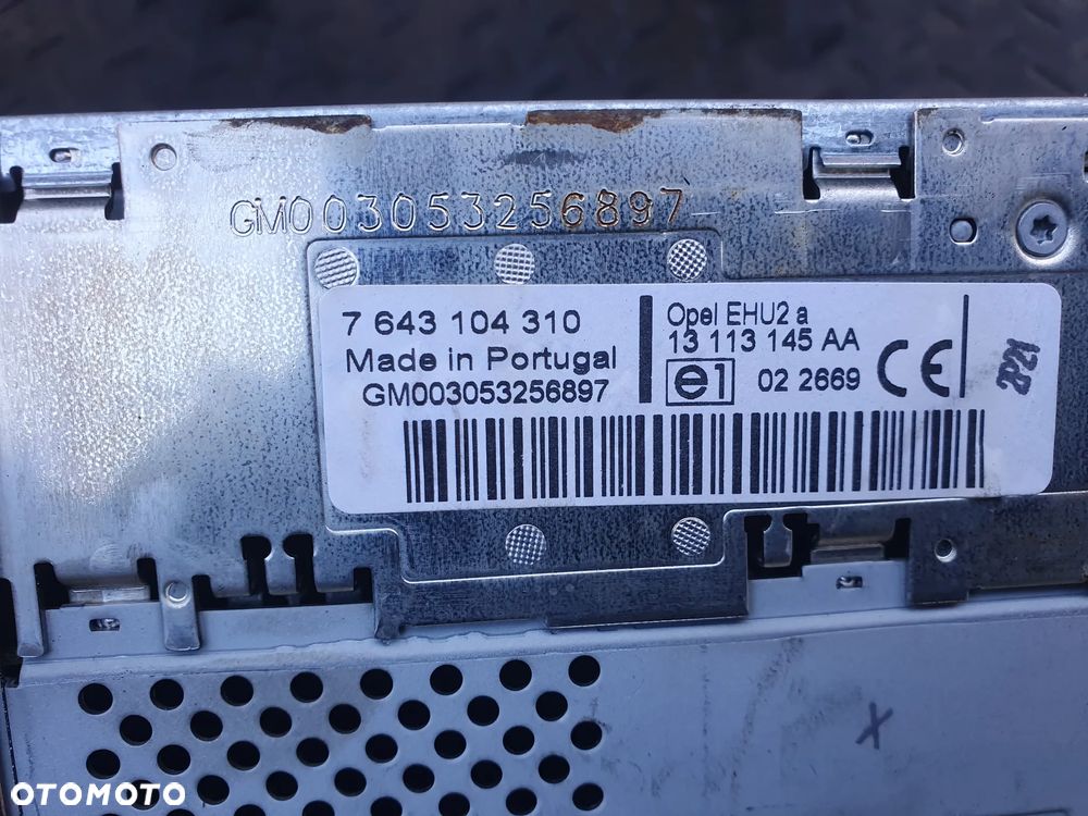 RADIO FABRYCZNE OPEL VECTRA C 13113145 POSIADAM 2 SZT - 7