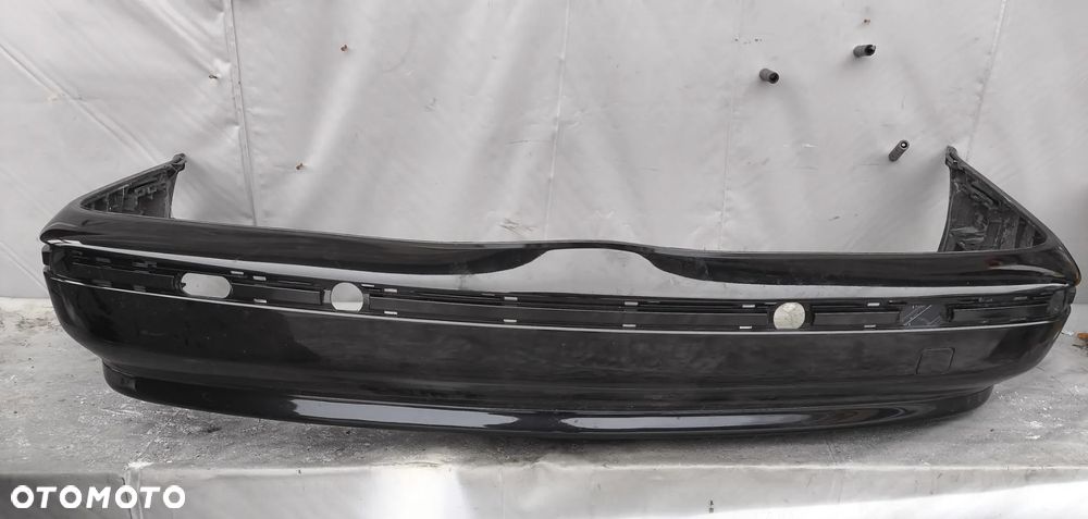 BMW 5 E39 SEDAN ZDERZAK TYLNY TYŁ BLACK SAPPHIRE METALIC - 1