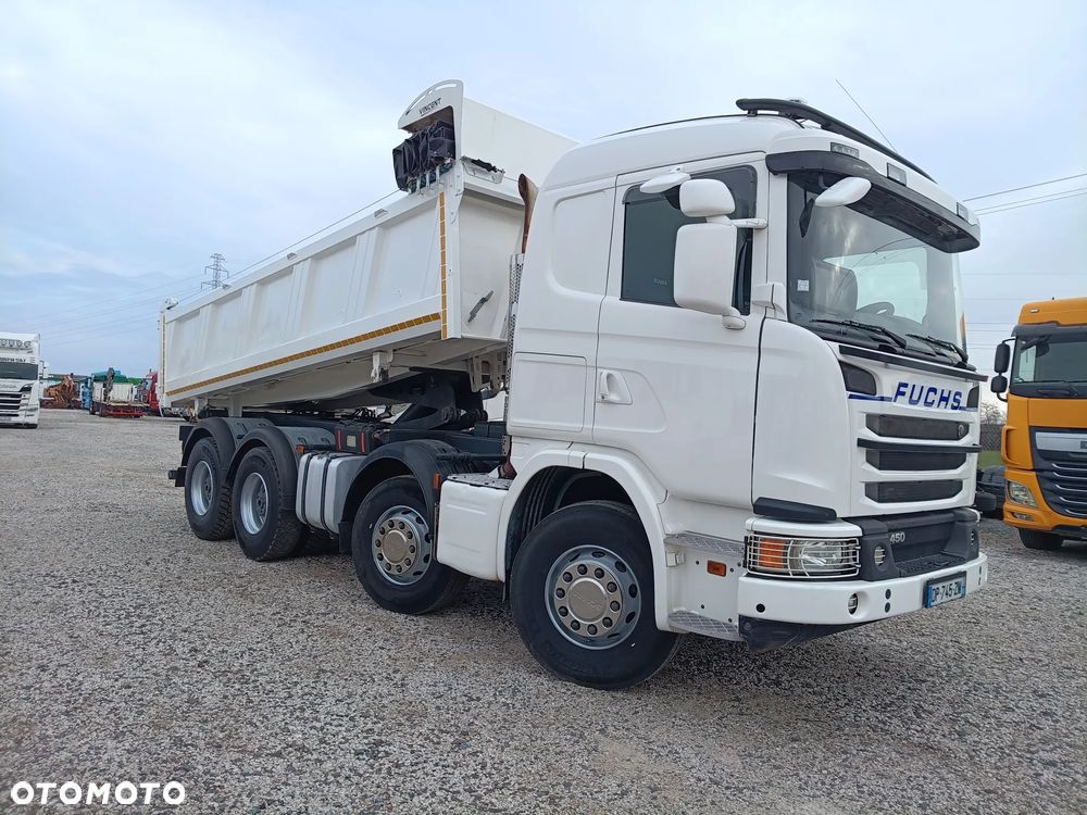 Scania G450 Wywrotka,8x4 Resor, Sypialka,Bortmatik, Meiller, Pełen serwis Scania!!! - 2