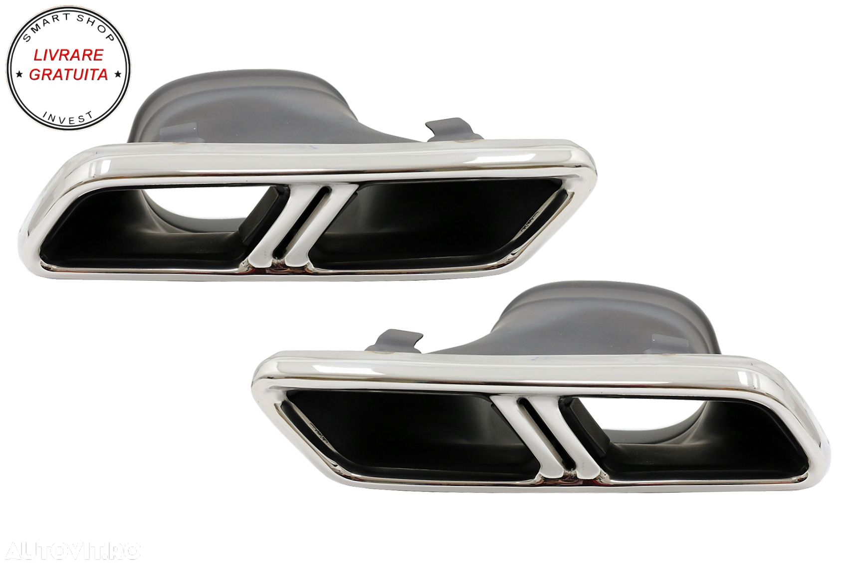 Difuzor Bara Spate cu Ornamente evacuare Mercedes E-Class W213 (2016-2019) E63S De- livrare gratuita - 6