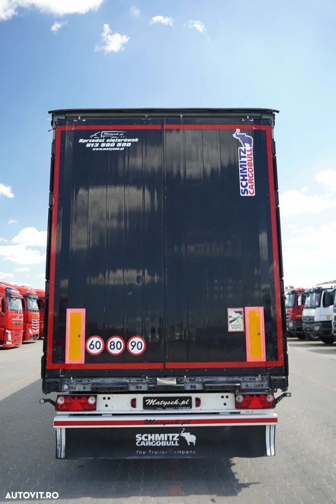 Schmitz Cargobull CORTINĂ / MEGA / PLATFORMĂ JOSĂ / ACOPERIȘ RIDICAT / AXĂ RIDICATĂ - 12