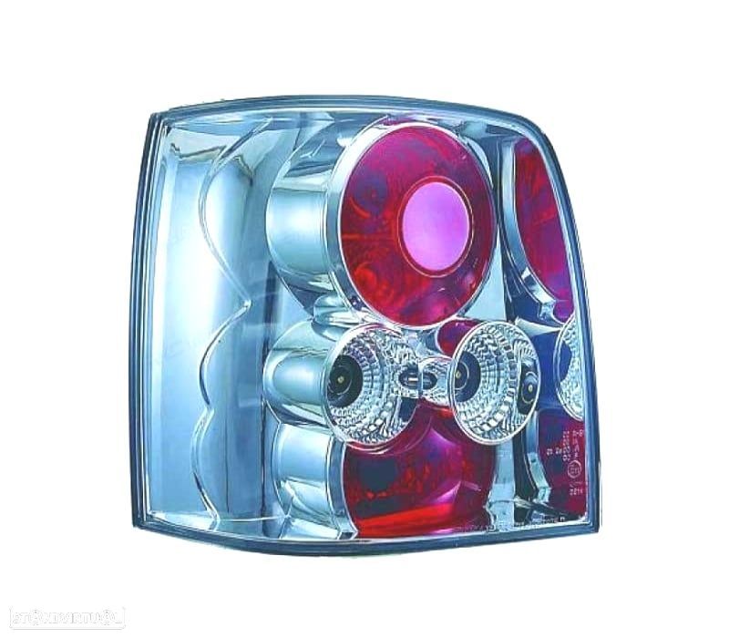 FAROLINS VOLKSWAGEN VW PASSAT VARIANT 96-00 FUNDO CROMADO - 2