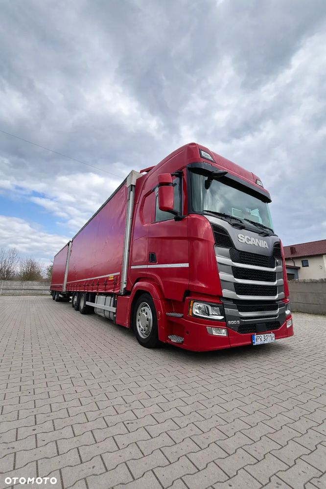 Scania S500 Tandem 2021 + Wielton | Zestaw przestrzenny |Podnoszona oś - 5