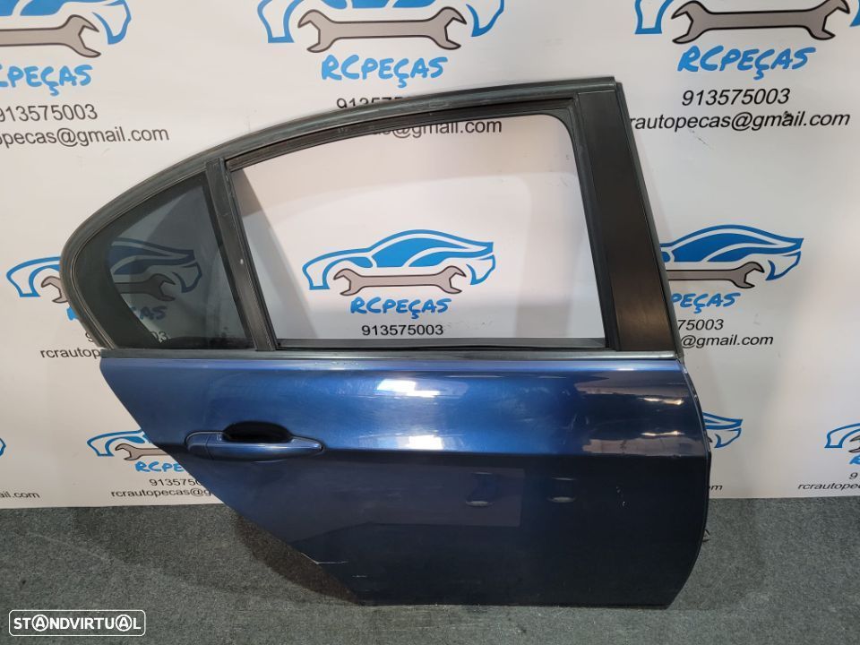 PORTA TRASEIRA TRÁS DIREITA BMW SERIE 3 E90 SEDAN CARRO FECHO ELEVADOR MOTOR PUXADOR VIDRO - 3