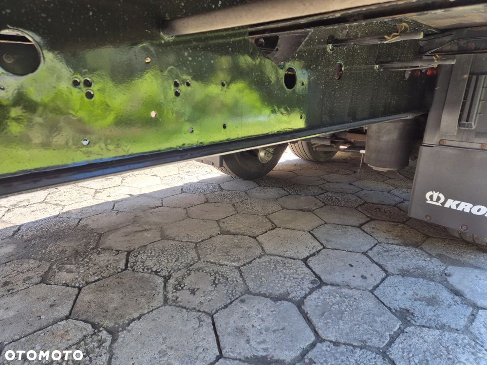 Krone BURTOWA BUDOWLANA VARIOS PÓŁMEGA 385/55 z Niemiec / ALUFELGI / stan bardzo dobry / PODNOSZONA OŚ I DACH / BPW firanka burto-firanka firana burtówka burto firanka - 39